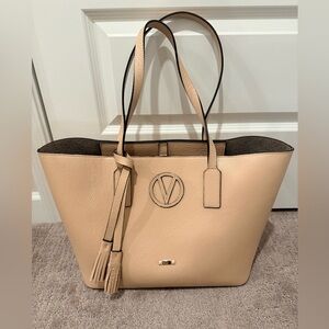 Valentino by Mario Valentino Soho Medallion Leather Tote with Tassel